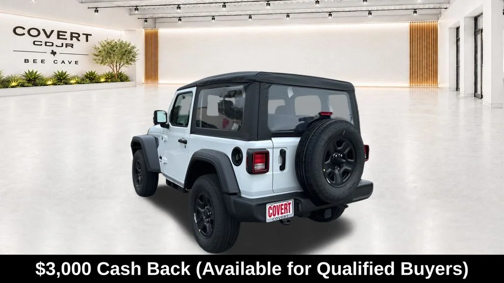 New 2026 Bright White Clear-Coat Exterior Paint Jeep Sport image 9