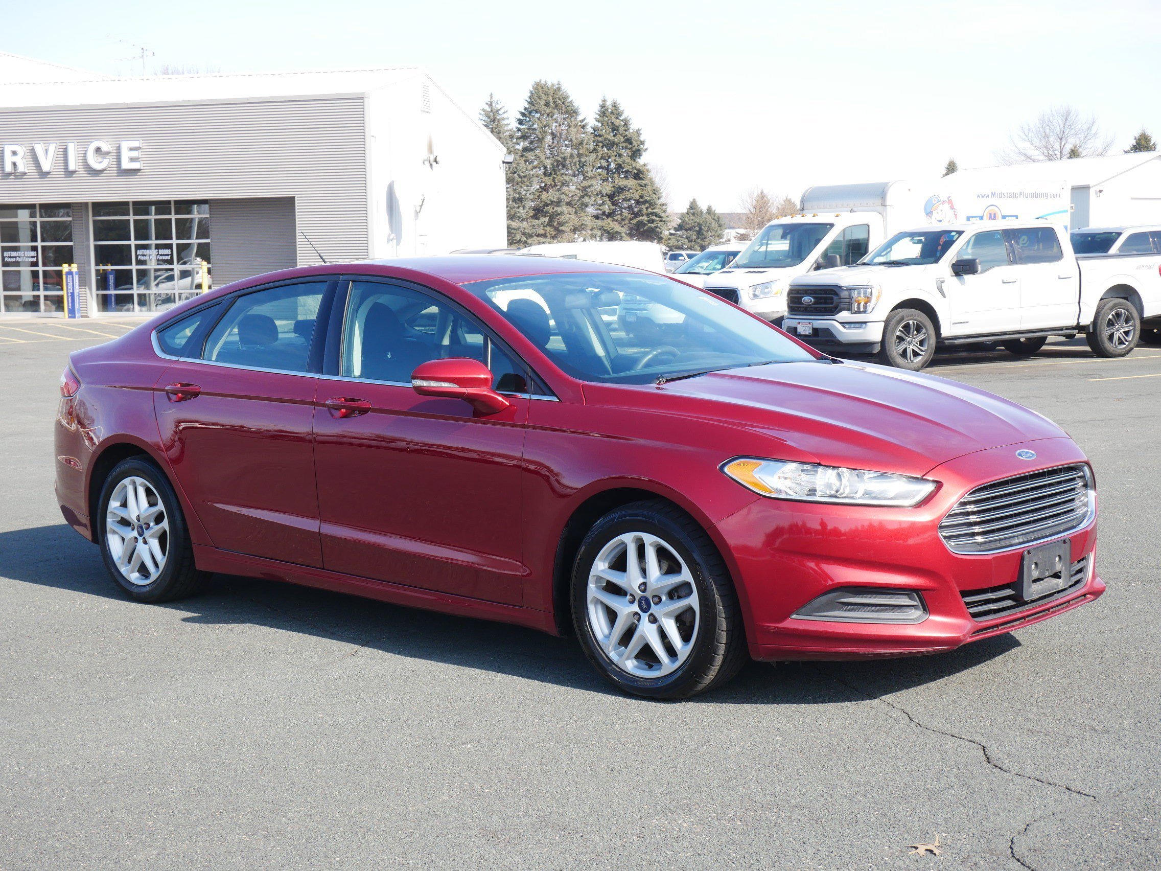 Used 2016 Ruby Red Metallic Tinted Clearcoat Ford SE image 7