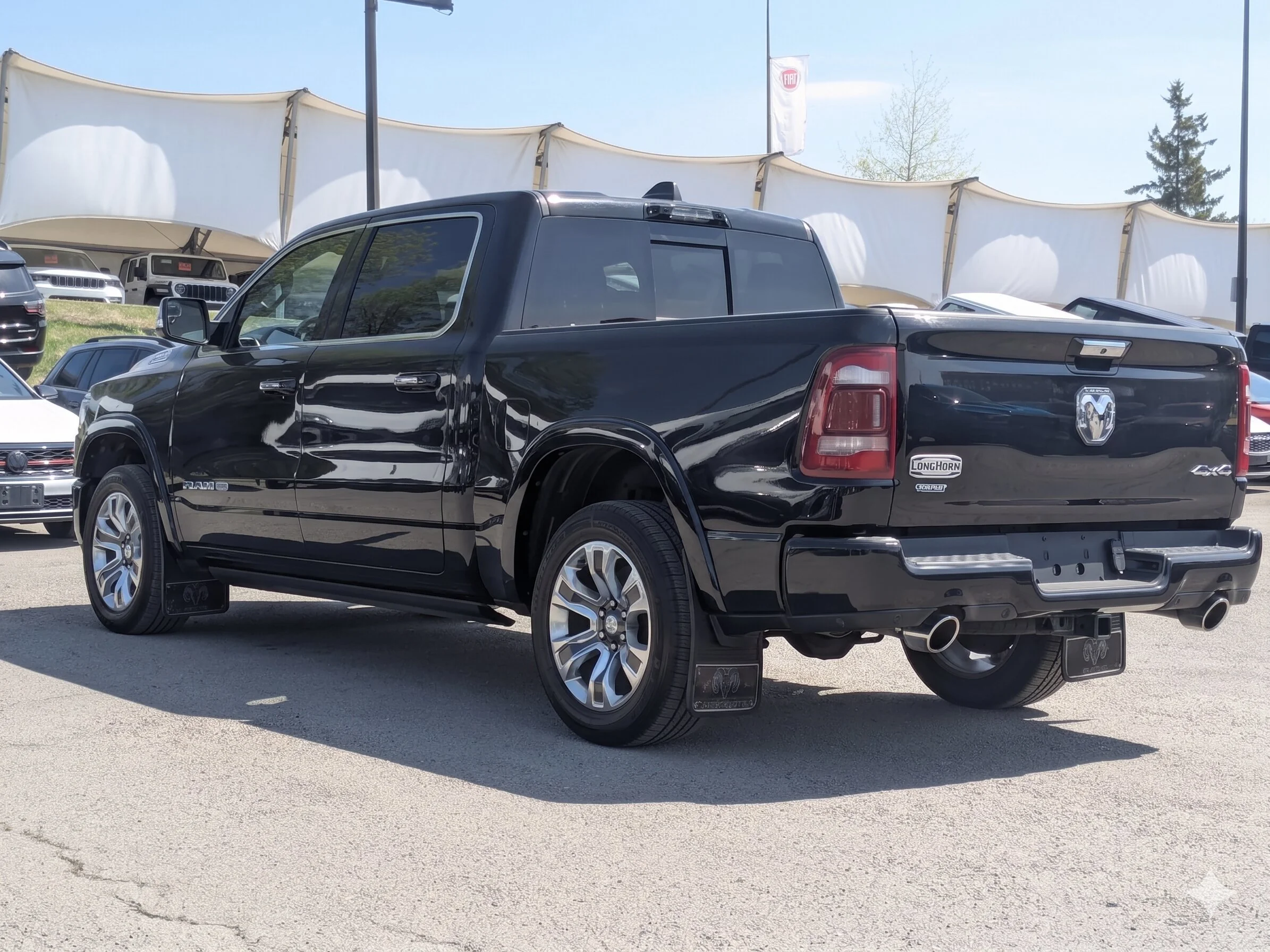 Used 2022 Black RAM Limited Longhorn - Level I - Dual Pane Sunroof - Leather - Harman/Kardon Audio - Advanced Safety & M image 6