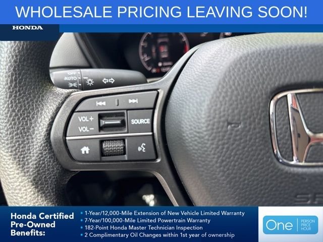 Certified Used 2025 Crystal Black Pearl Honda 1.5T AWD EX image 24