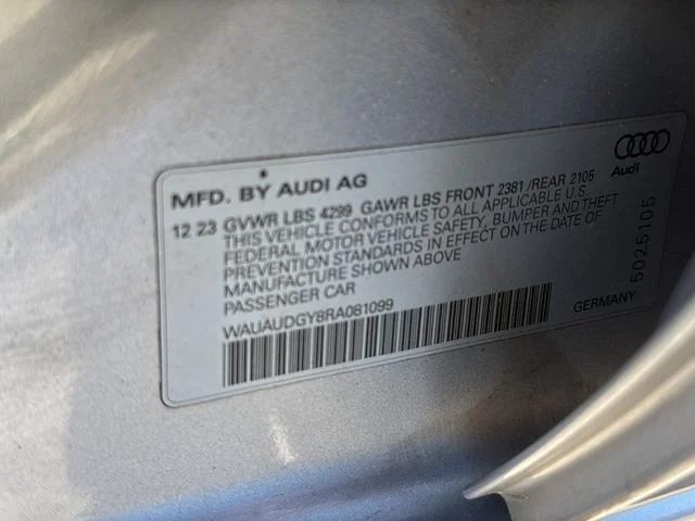Used 2024 Silver Audi 40 Premium image 16