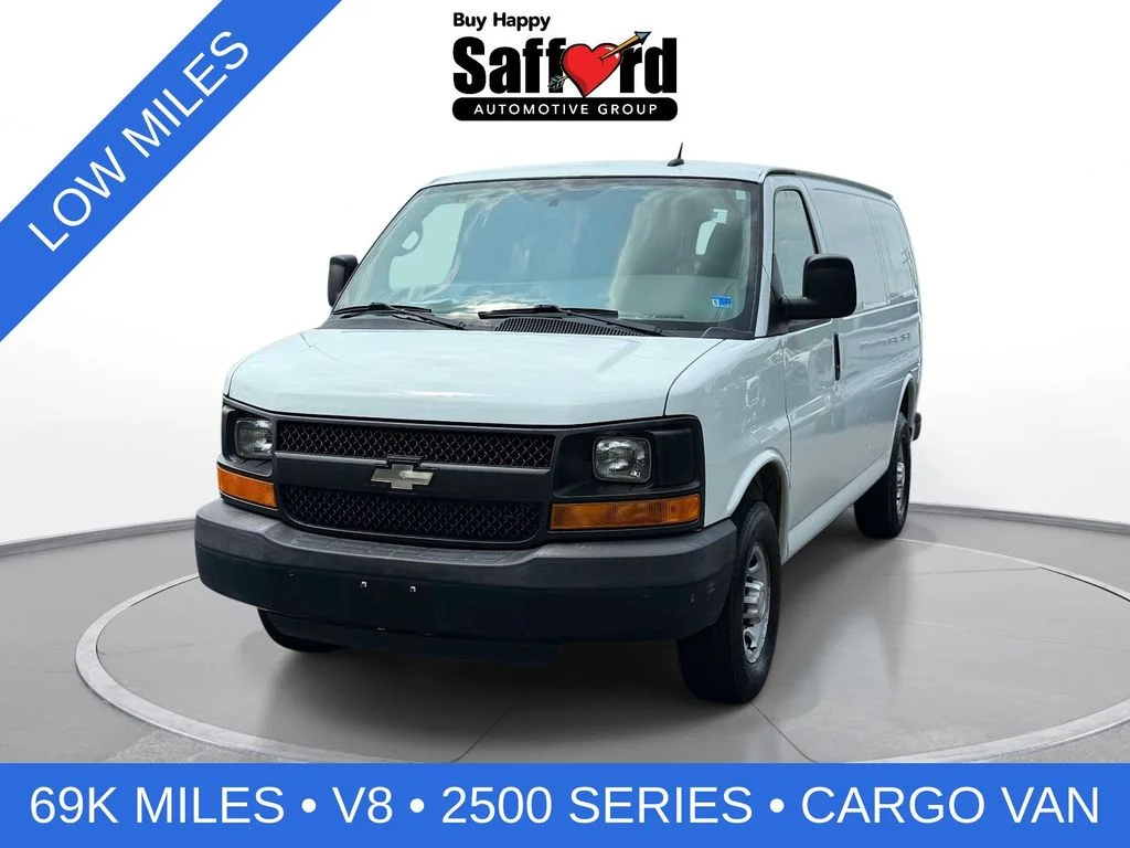 Used 2013 White Chevrolet Work Van image 1