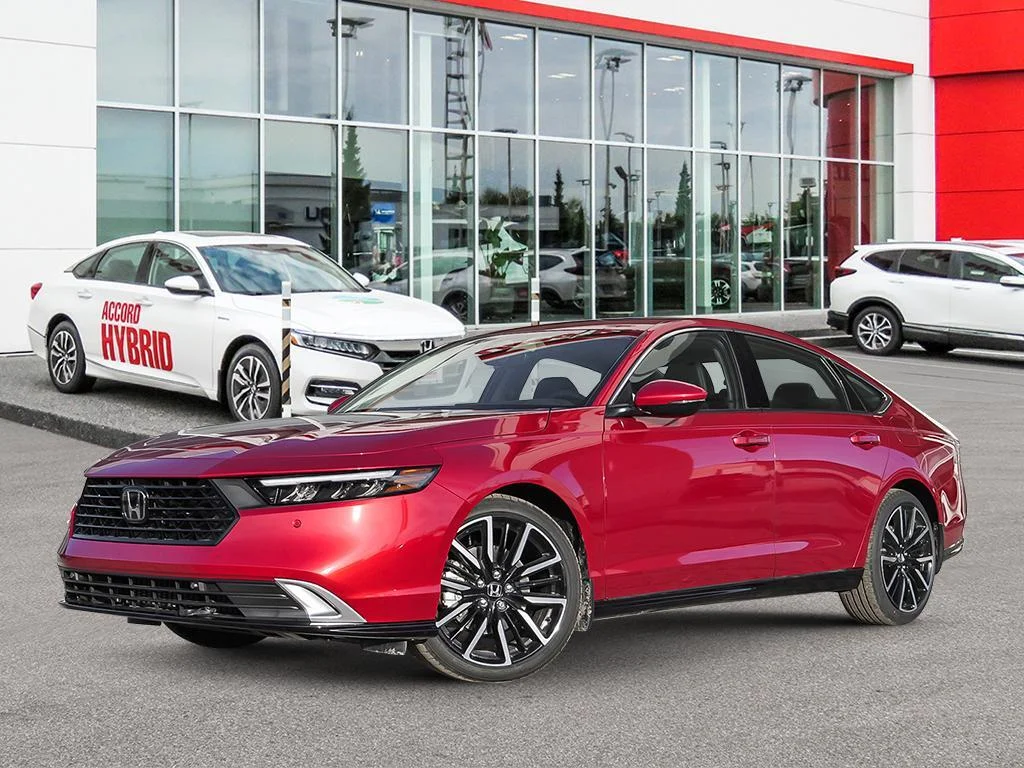 New 2026 Radiant Red Metallic Honda TOURING Touring comfort. Hybrid intelligence. image 1