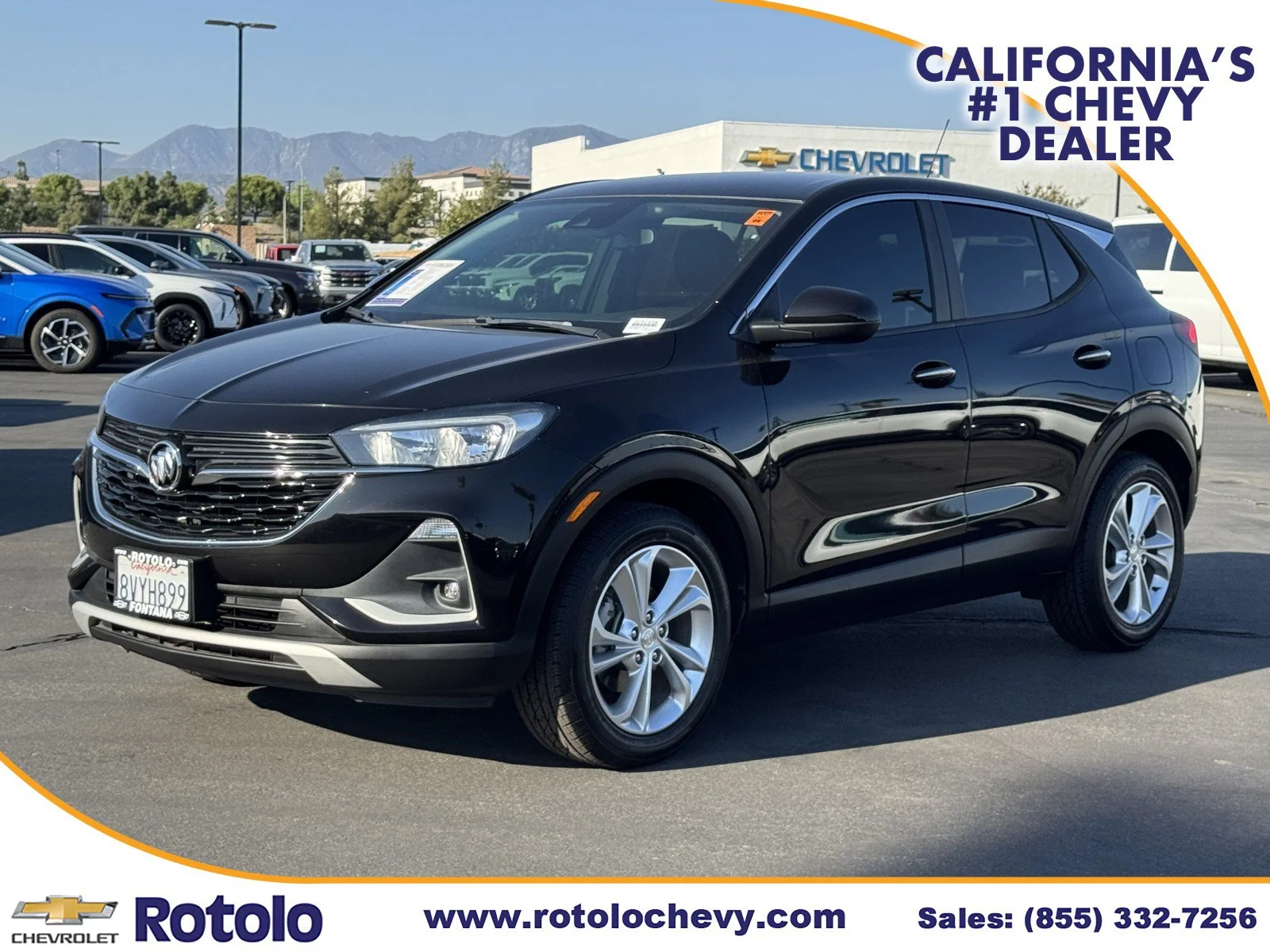 Used 2021 Ebony Twilight Metallic Buick Preferred image 3
