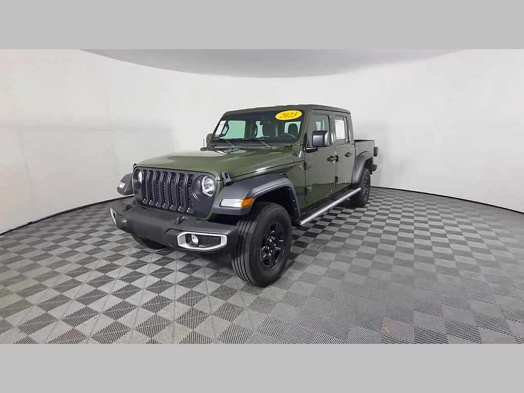 Used 2023 Sarge Green Clearcoat Jeep Sport image 49