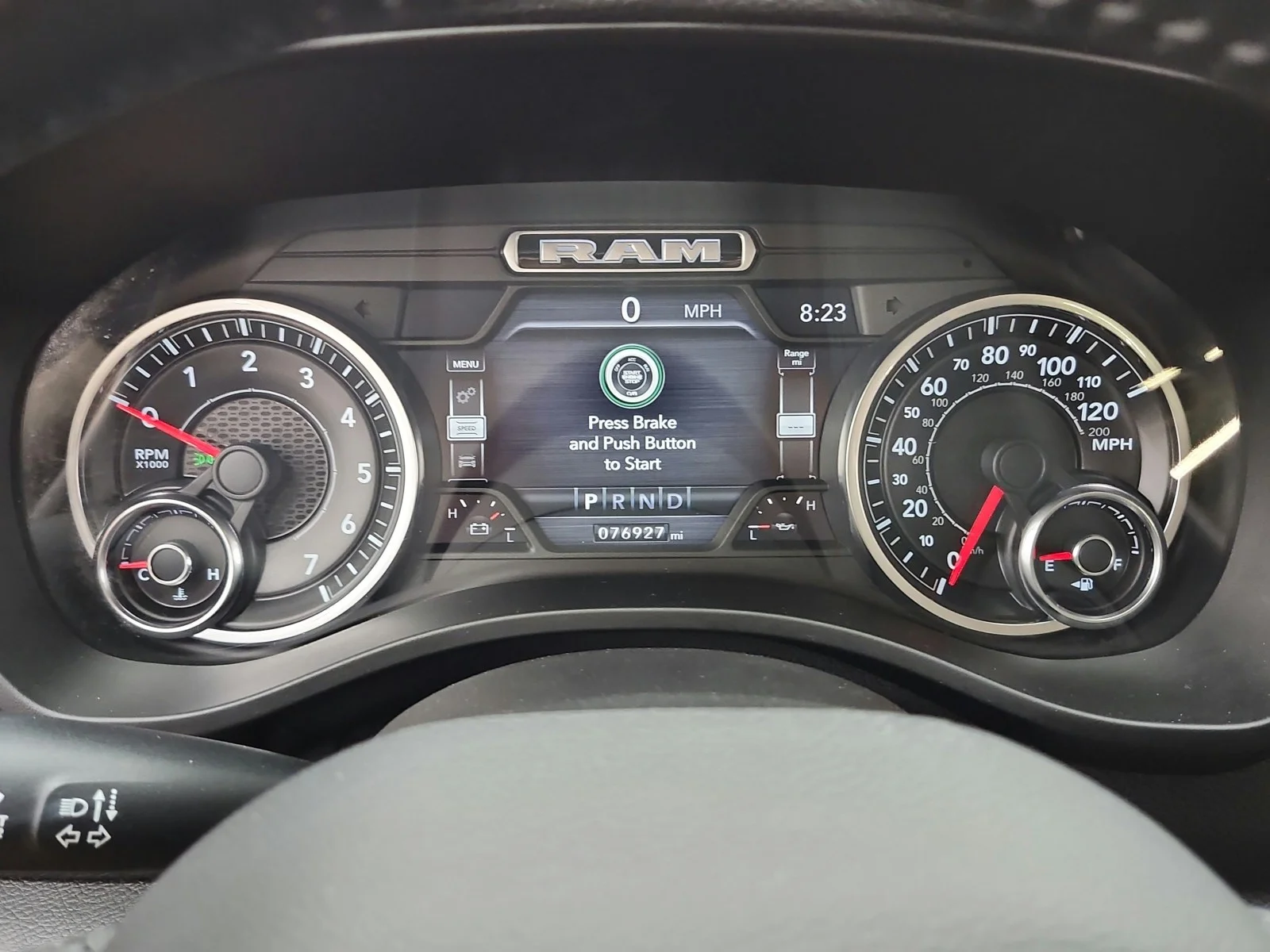 Used 2019 Ivory White Tri-Coat Pearlcoat Ram Laramie 4x2 Crew Cab 5