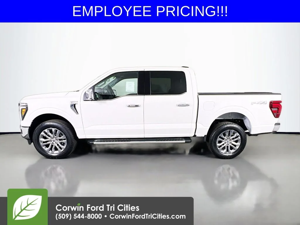 New 2026 Star White Metallic Tri-Coat Ford Lariat image 6