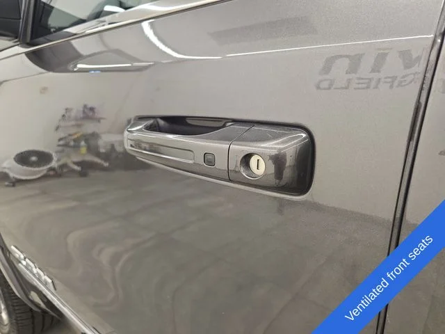 Used 2023 Granite Crystal Clearcoat Metallic Ram Limited image 24