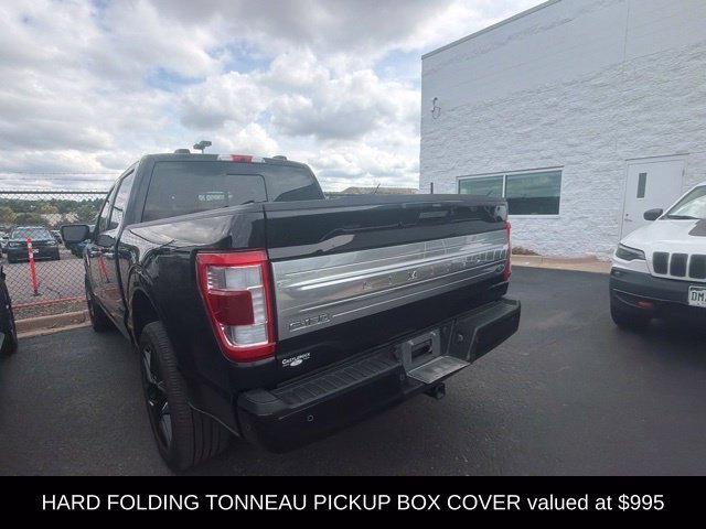 Used 2022 Agate Black Metallic Ford Limited image 4