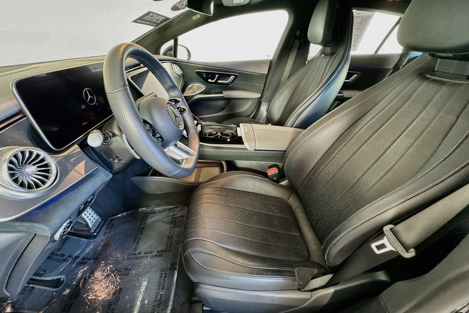 Certified Used 2022 Obsidian Black Metallic Mercedes-Benz EQS 450+ image 19