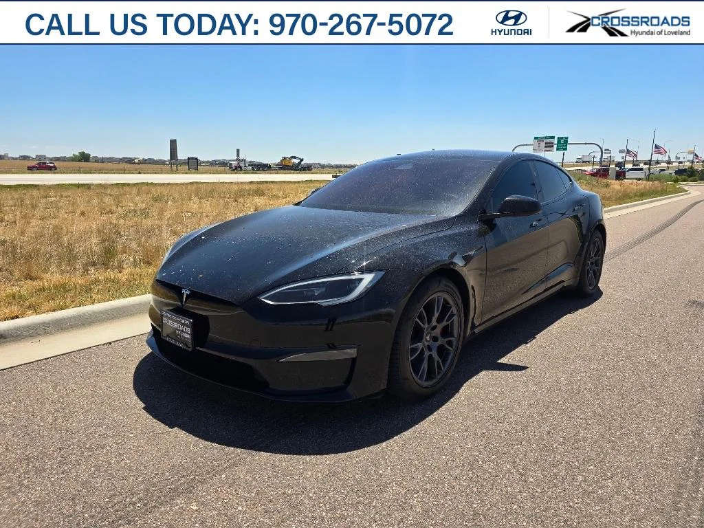 Used 2023 BLACK Tesla Plaid image 1