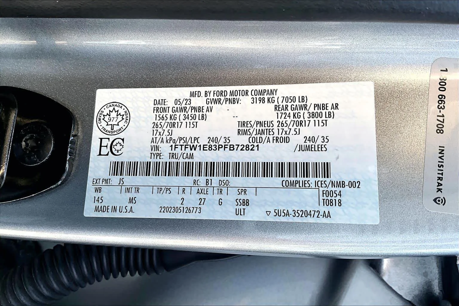 Used 2023 Iconic Silver Metallic Ford XLT image 62