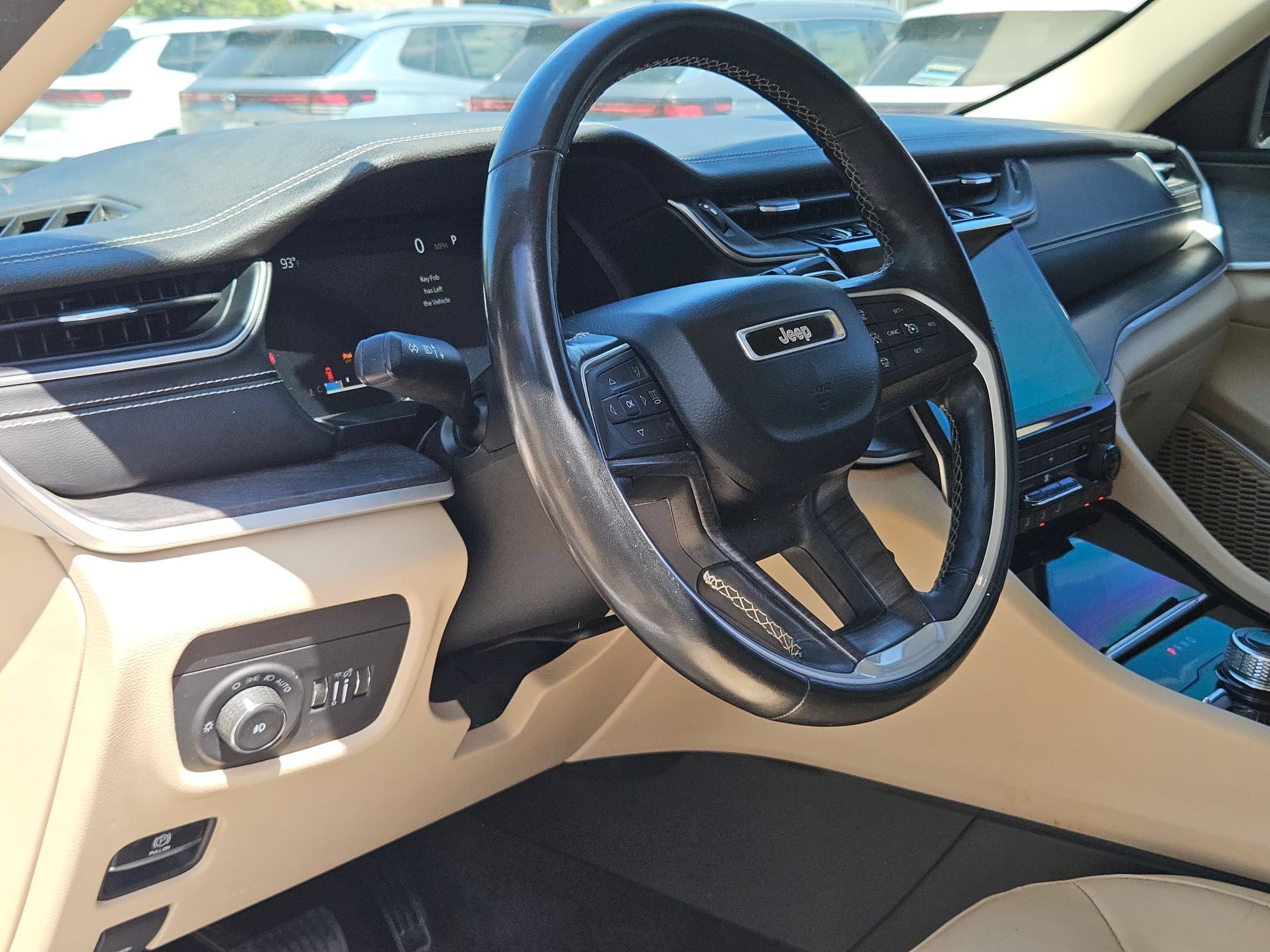 Used 2021 Bright White Clearcoat Jeep Limited image 10
