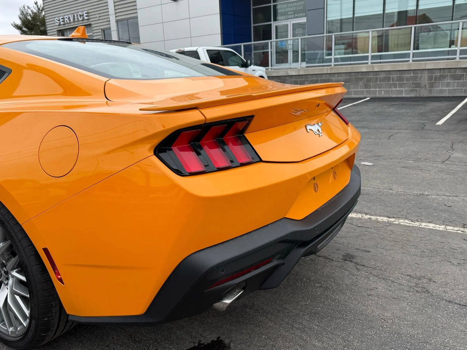 New 2026 Orange Fury Metallic Tri-coat Ford EcoBoost® Premium Fastback image 10