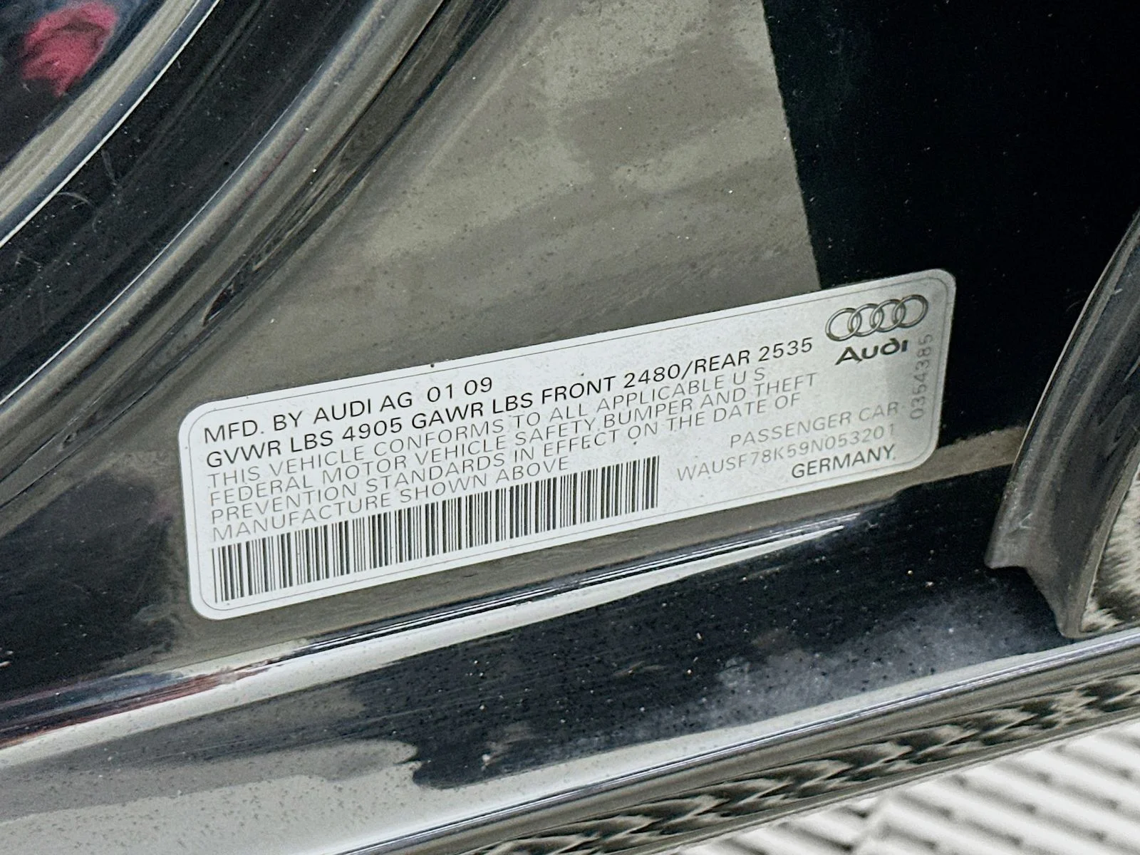 Used 2009 Brilliant Black Audi 2.0T Premium image 31