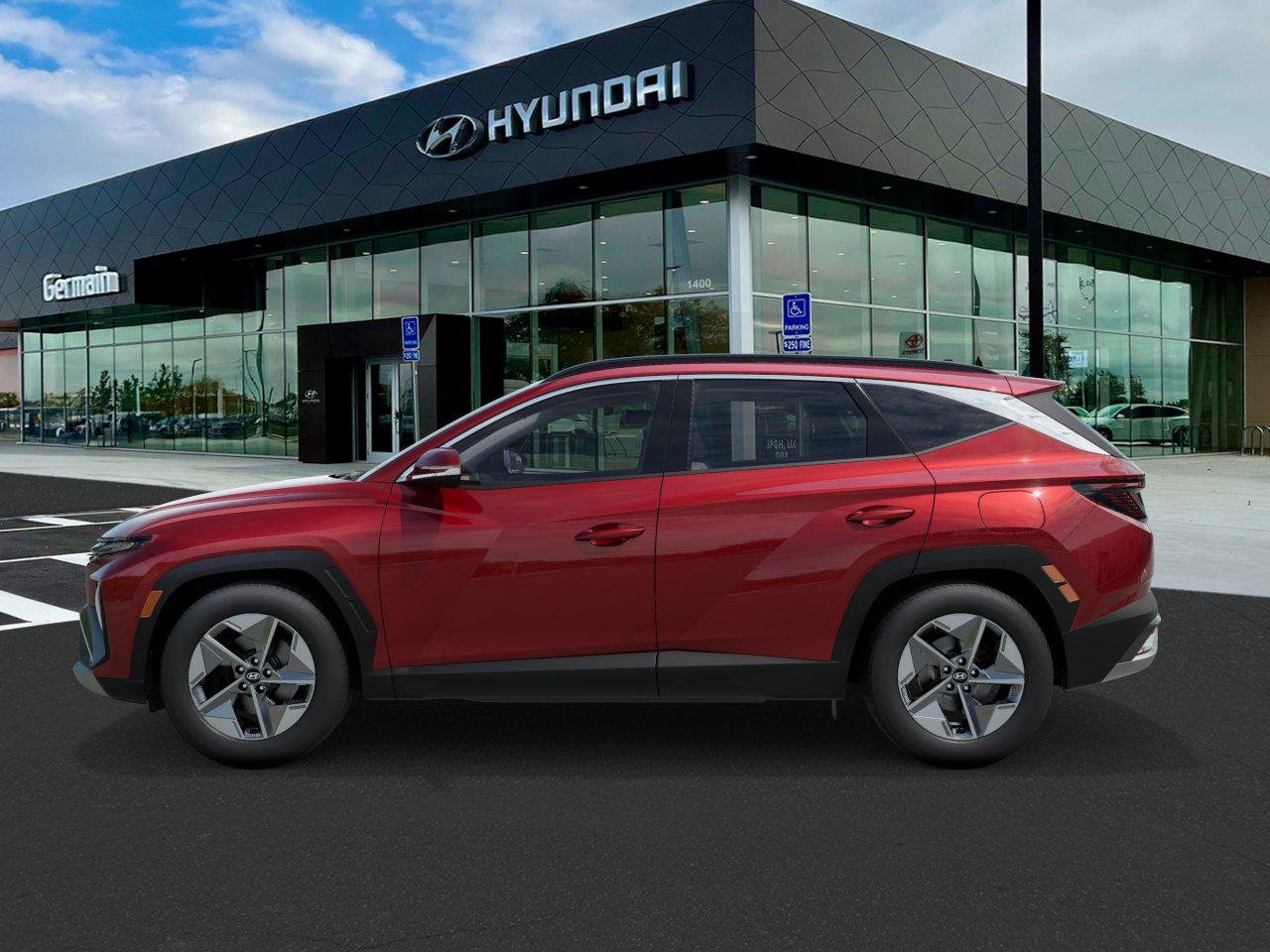 New 2026 Ultimate Red Hyundai SEL Premium AWD image 3