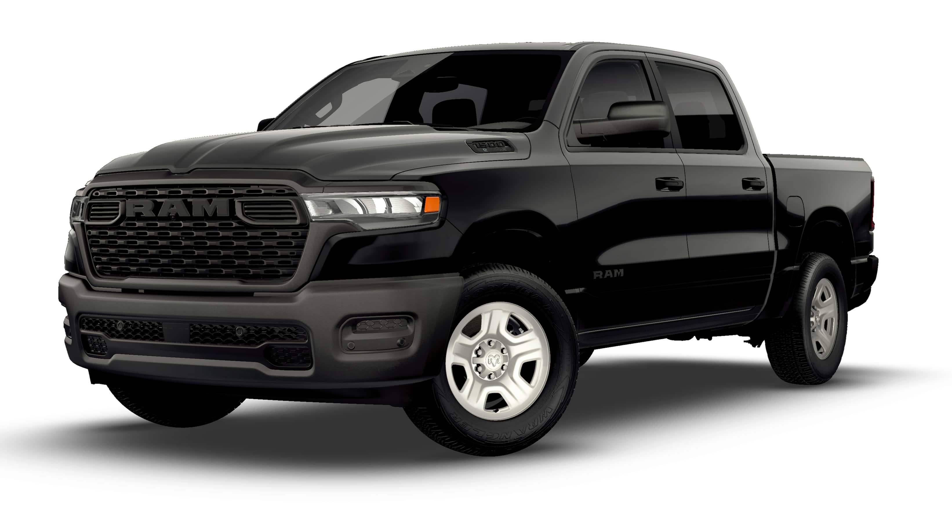 New 2026 Diamond Black Crystal Pearl-Coat Exterior Paint RAM TRADESMAN image 27