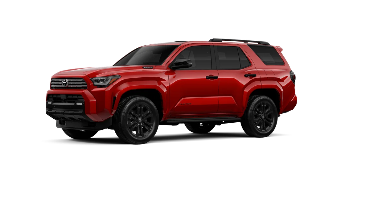 New 2026 Supersonic Red Toyota Platinum image 2