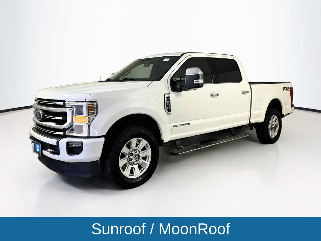 Used 2021 White Metallic Ford Platinum image 3