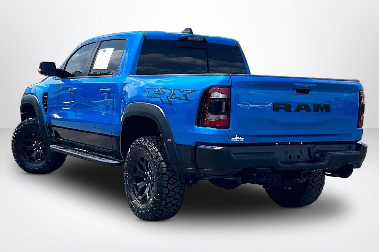 Used 2022 Hydro Blue Pearlcoat RAM TRX Crew Cab 4x4 57
