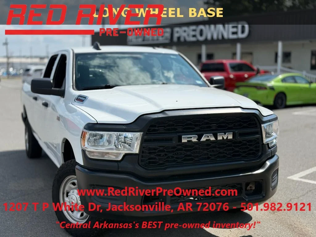 Used 2022 Bright White Clearcoat Ram Tradesman image 1