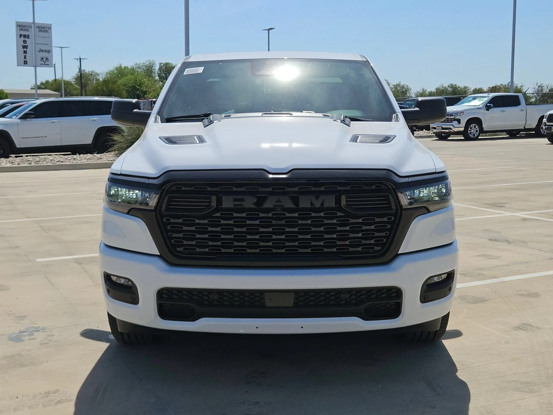 New 2026 Bright White Clearcoat RAM Black Express image 8