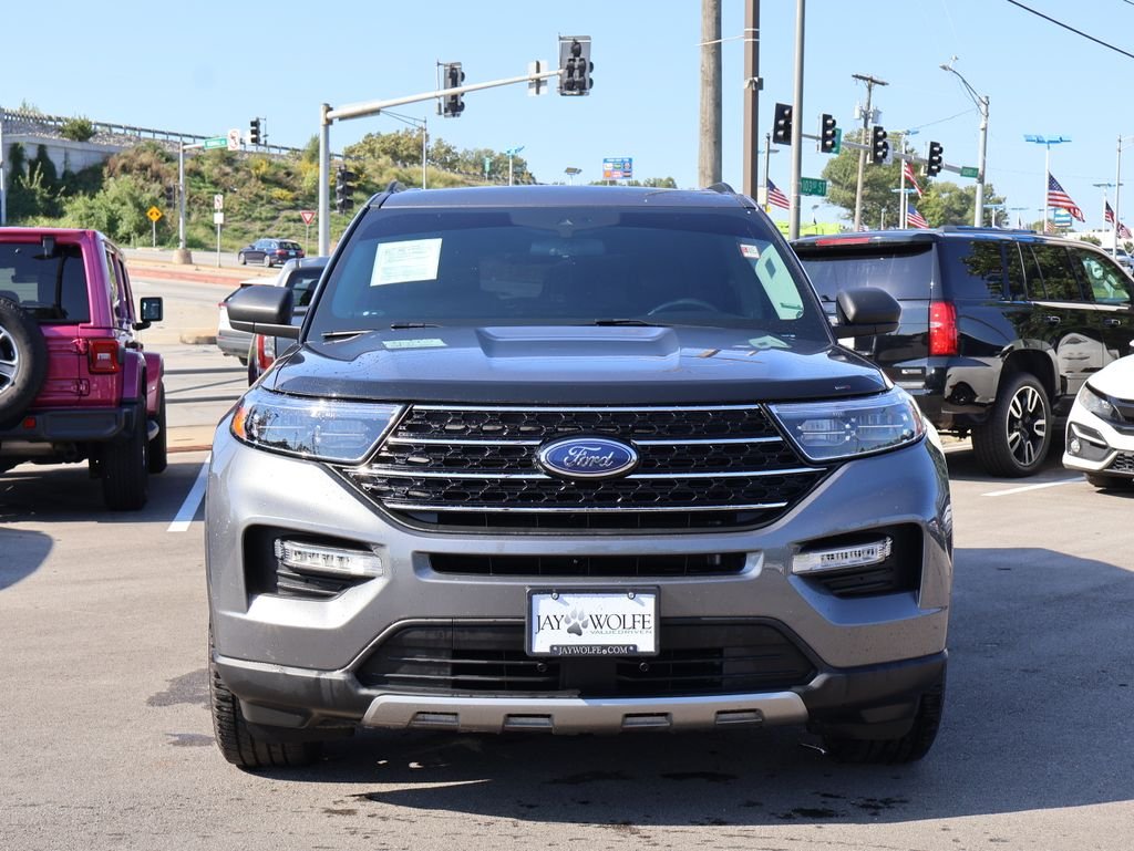 Used 2021 Ford Explorer XLT with VIN 1FMSK8DH6MGA14298 for sale in Kansas City