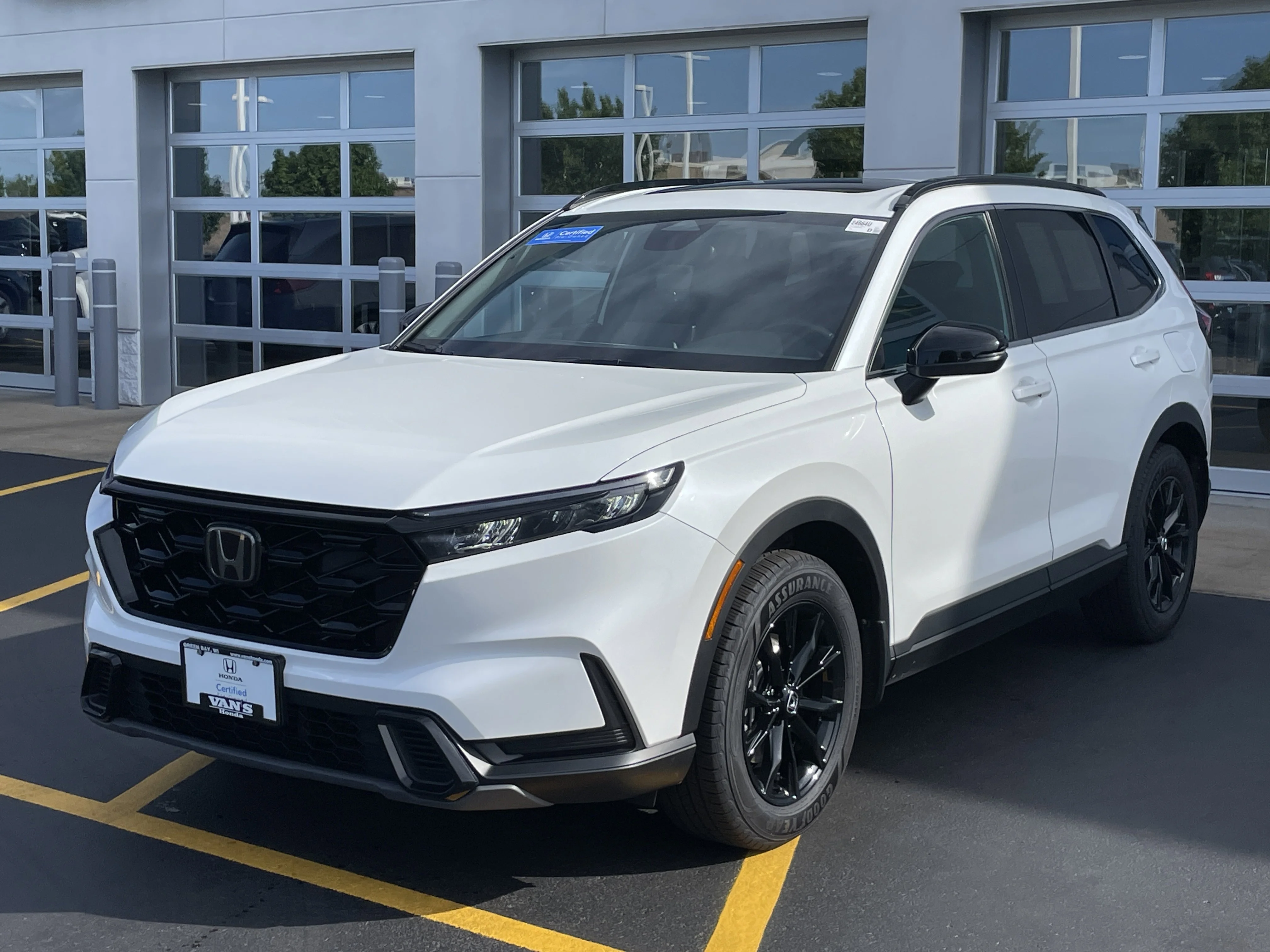 Certified Used 2023 White Honda Sport image 3