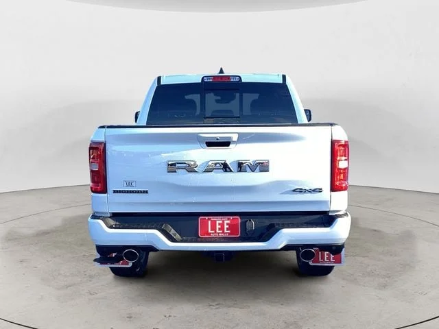 New 2026 Bright White Clearcoat Ram BIG HORN CREW CAB 4X4 5