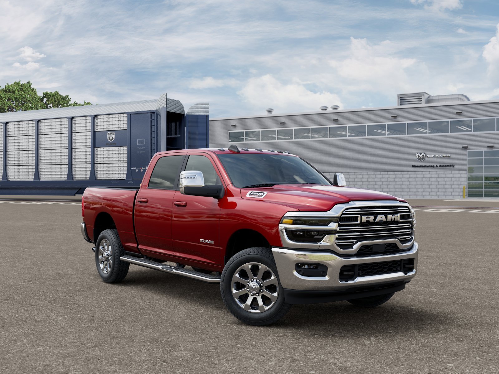 New 2026 Molten Red Pearl-Coat Exterior Paint RAM LARAMIE image 3