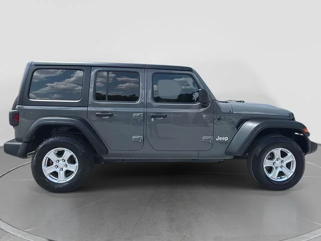 Used 2021 Gray Jeep Unlimited Sport S image 2