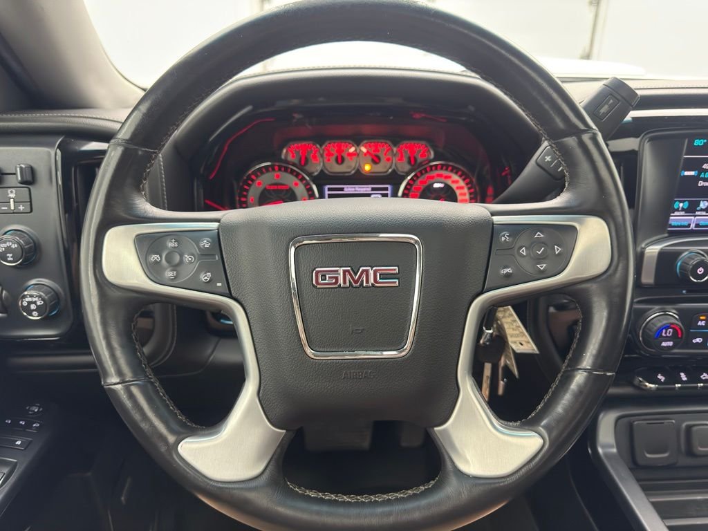 Used 2018 White Frost Tricoat GMC SLT image 19
