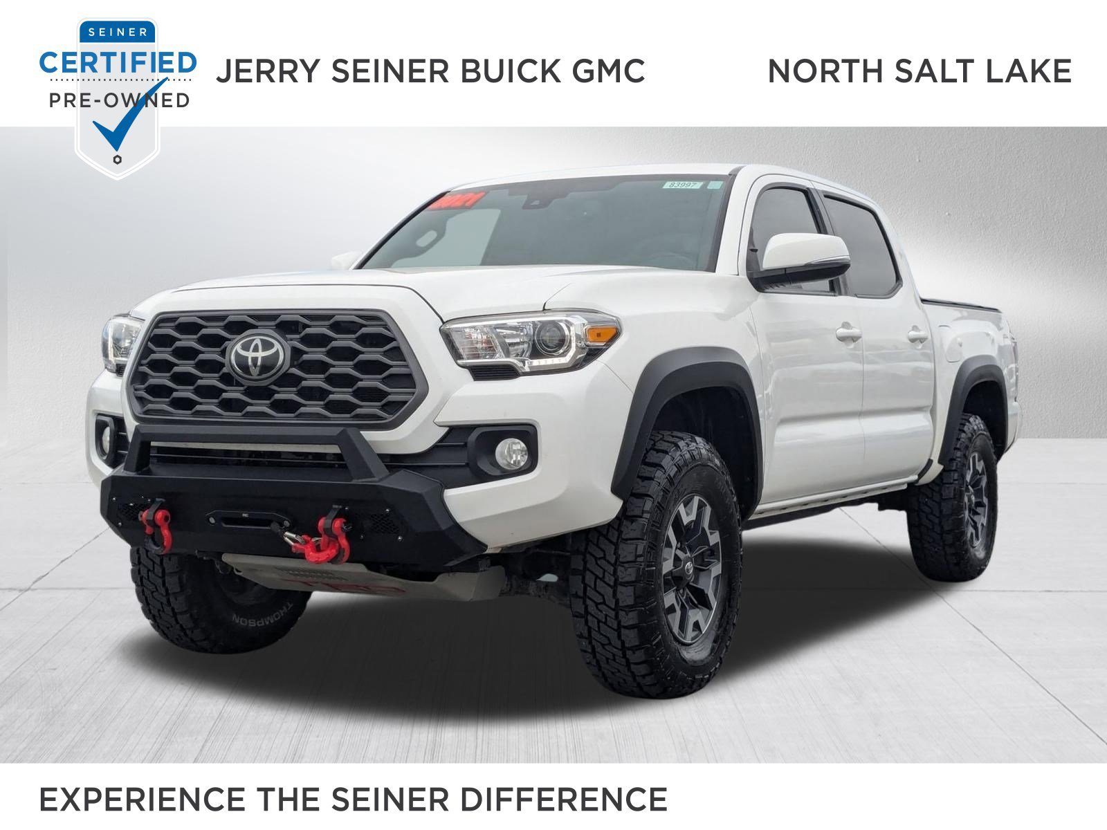 Used 2021 Super White Toyota TRD Off Road image 1
