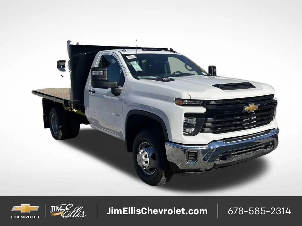 New 2025 Summit White Chevrolet Work Truck image 1