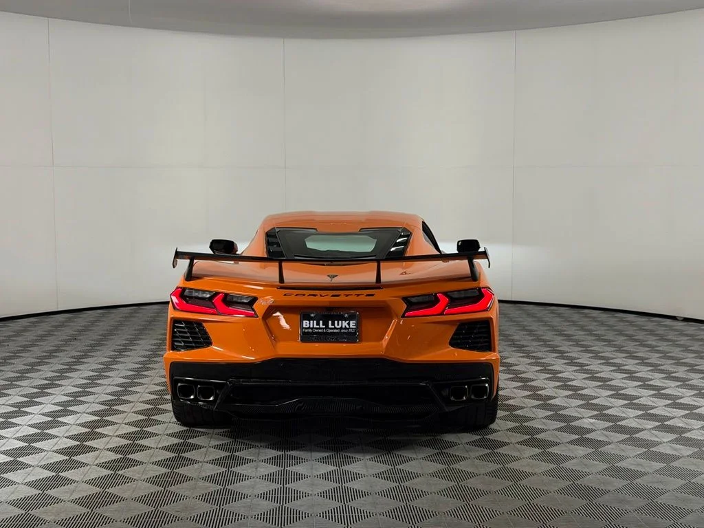 Used 2023 Orange Chevrolet Stingray 1LT image 8