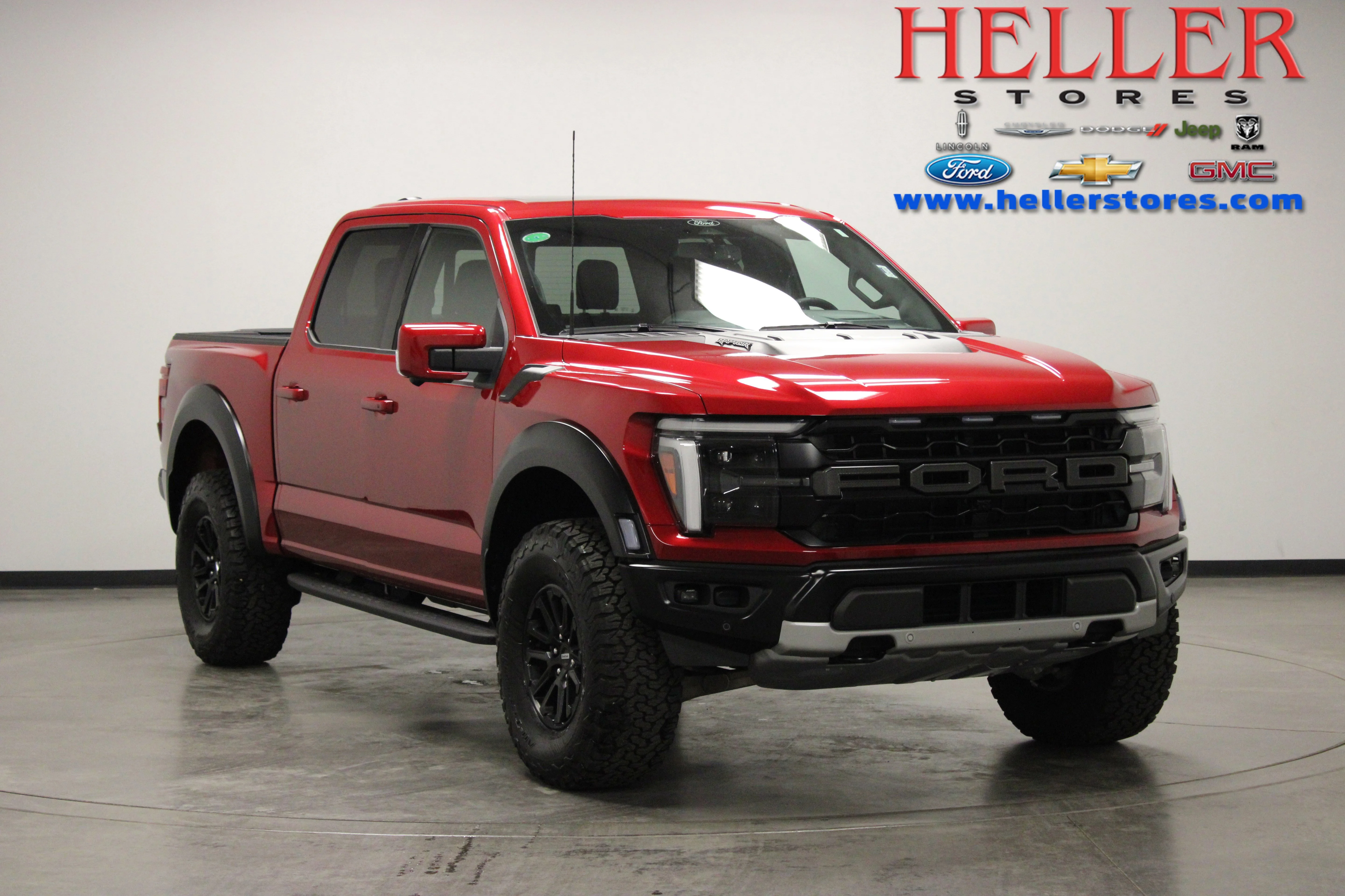 Used 2025 Red Metallic Ford Raptor image 1