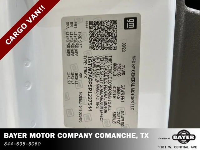 2023 GMC Savana Cargo Work Van - Photo 27