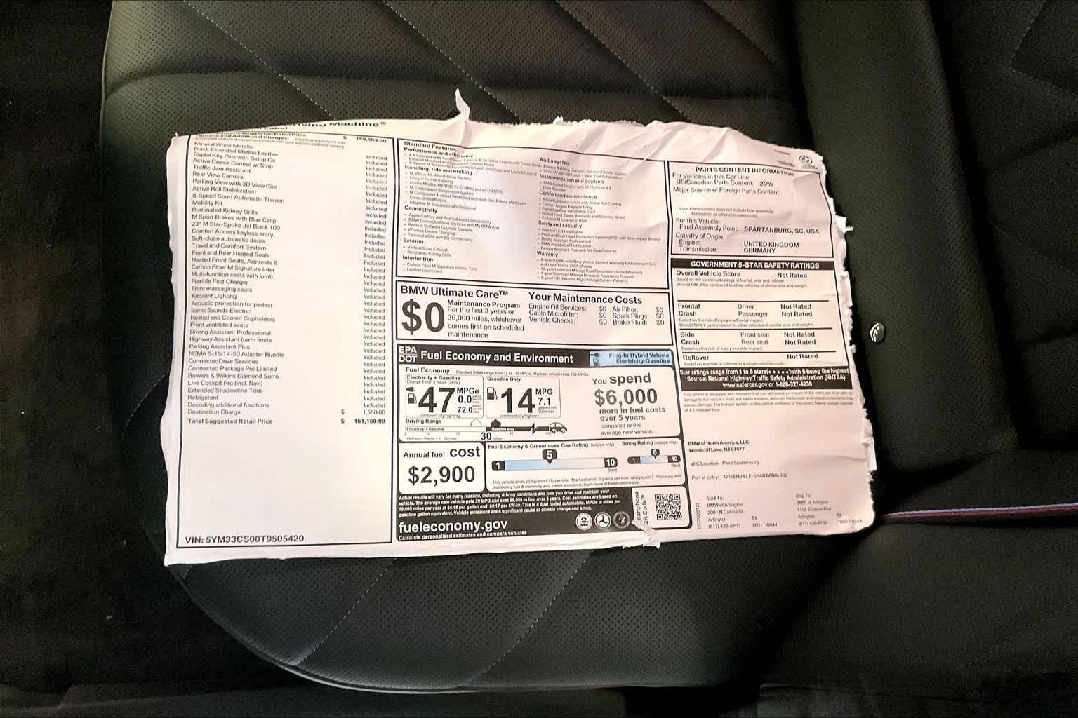 New 2026 Mineral White Metallic BMW Label image 19