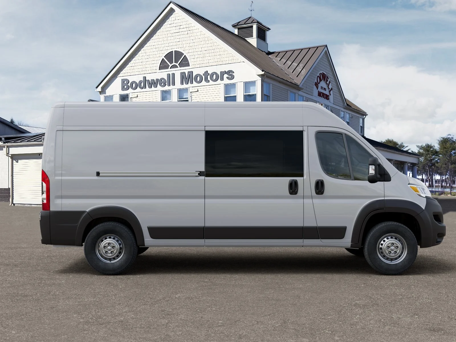 New 2026 Bright White Clear-Coat Exterior Paint RAM Cargo Van Tradesman High Roof 159" WB w/Pass Seat image 47