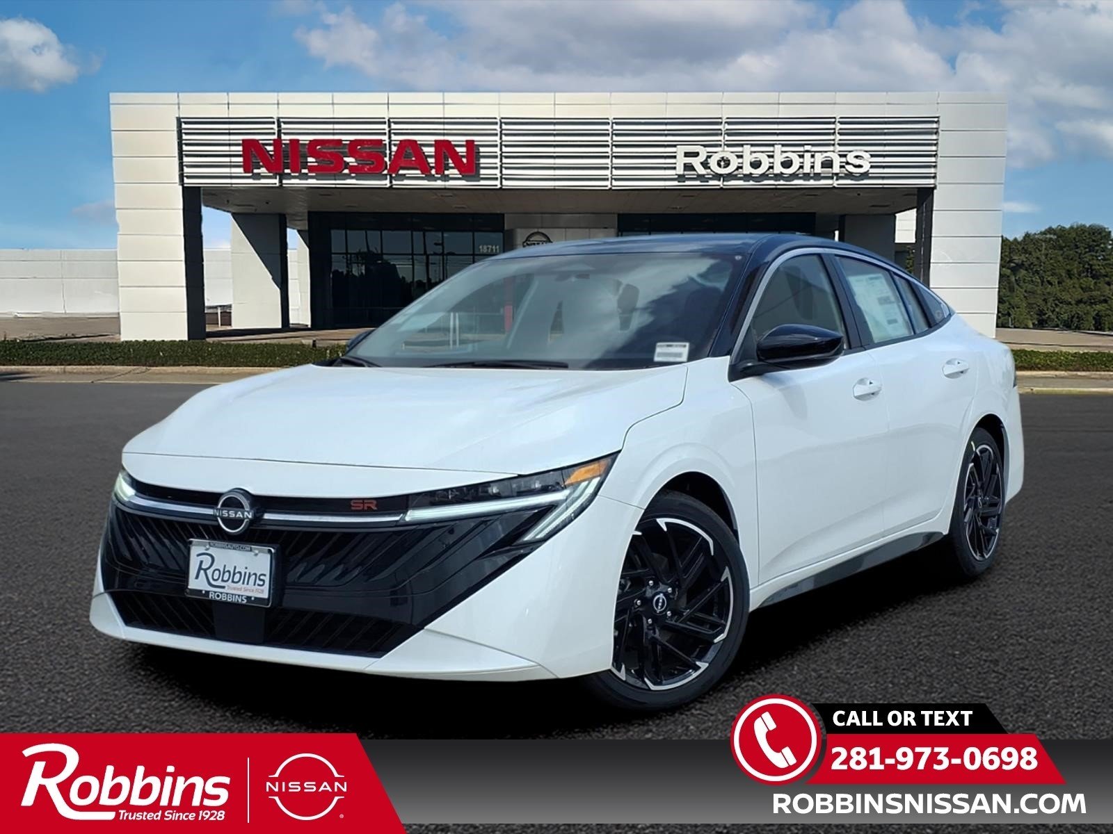 2026 Nissan Sentra SR White at Robbins Nissan