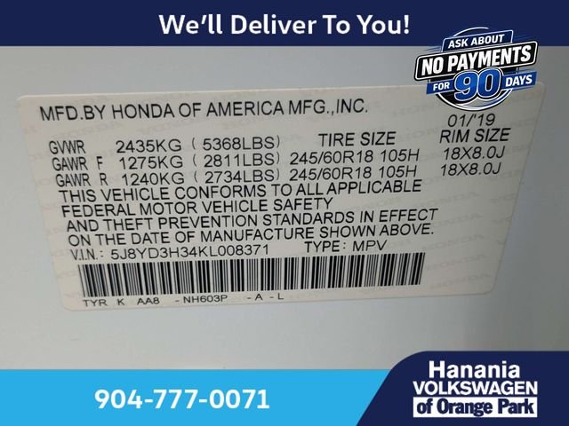 Used 2019 White Acura 3.5L image 21