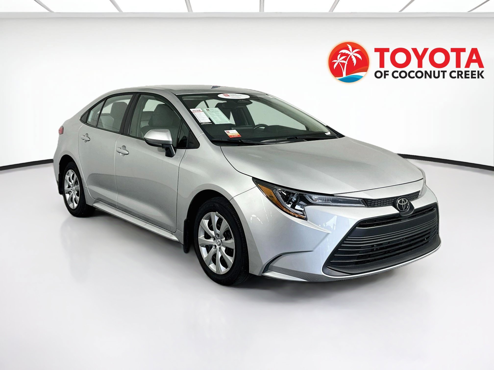 Certified Used 2025 Classic Silver Metallic Toyota LE image 1