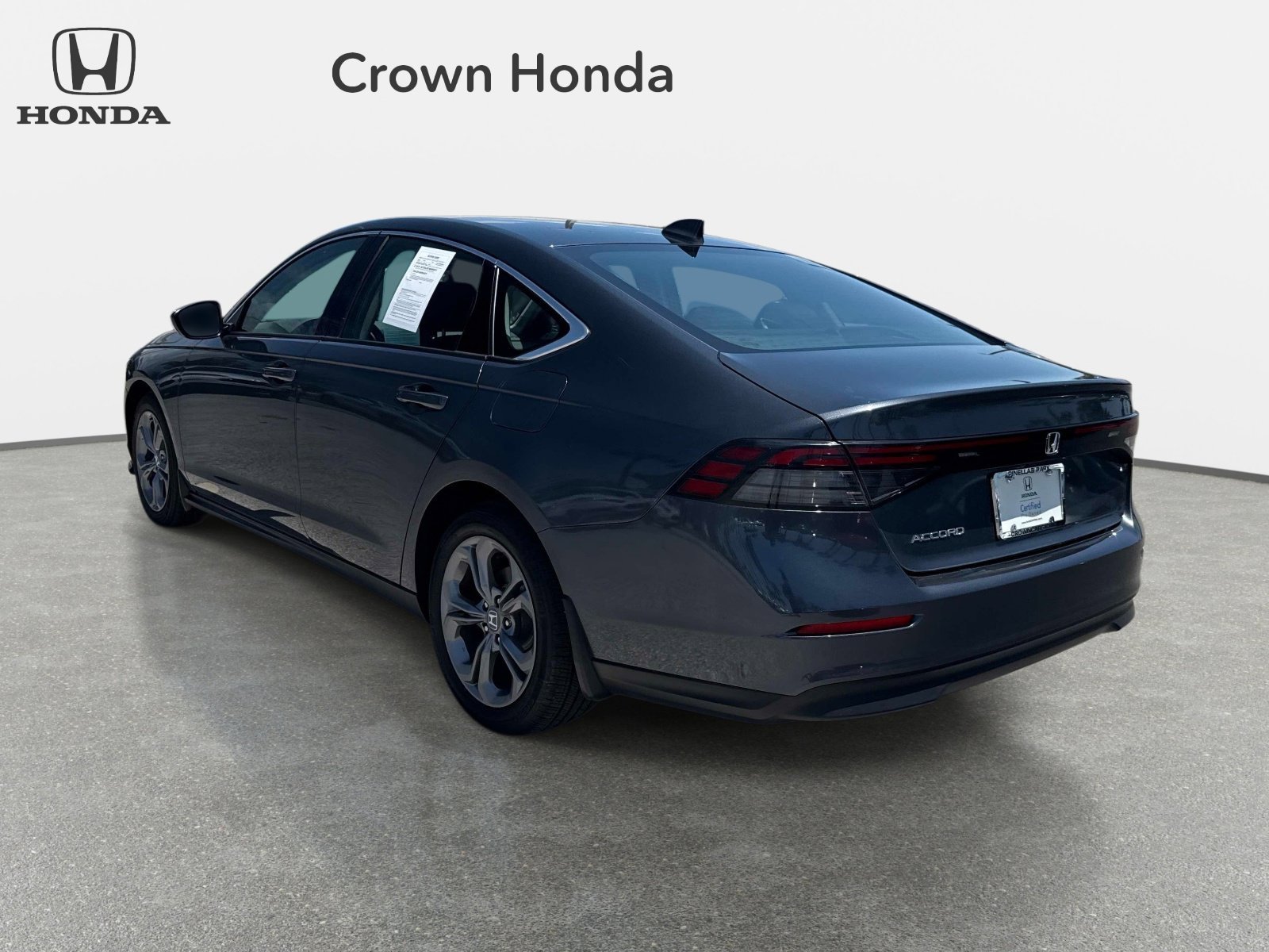 Used 2024 Meteorite Gray Metallic Honda EX image 3