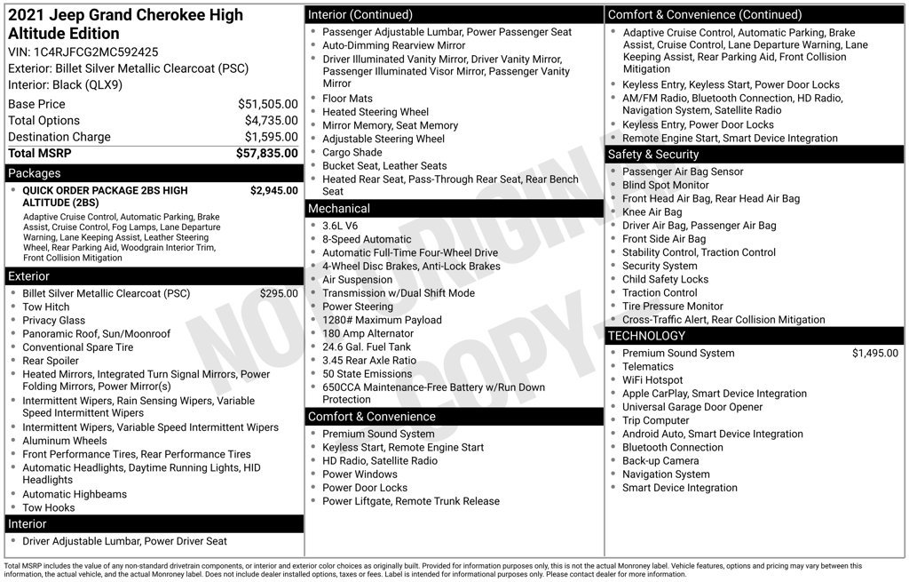 Used 2021 Silver Jeep Overland image 25