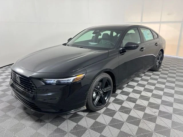 New 2026 Crystal Black Pearl Honda Sport-L Hybrid image 3