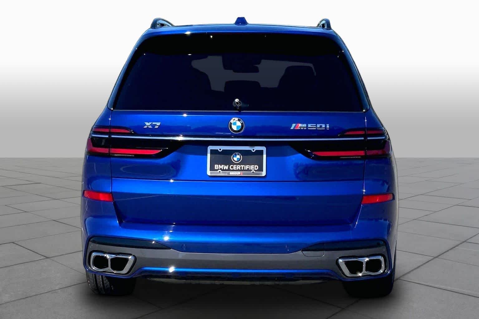 Certified Used 2024 Marina Bay Blue Metallic BMW M60i image 4