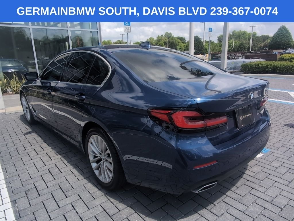 Used 2023 Blue Metallic BMW 530i image 7
