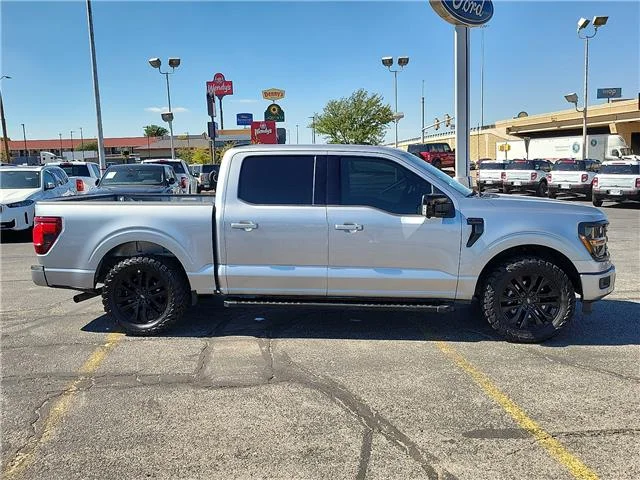 Used 2024 Silver Ford XLT 4x2 SuperCrew Cab 5.5 ft. box 145 in. WB image 4