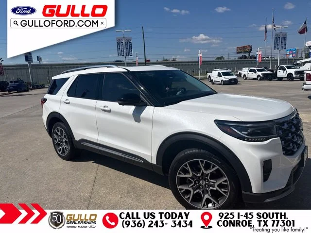 Used 2025 White Metallic Ford Platinum image 2