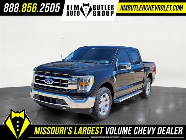 Used 2022 Black Ford LARIAT image 1
